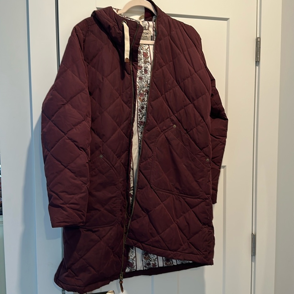 GUC long Burton quilted jacket